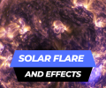 solar flare and sun power